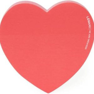 Adhesive notepad heart – Bloc notes adesivo cuore